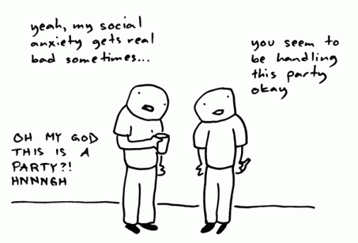social anxiety party